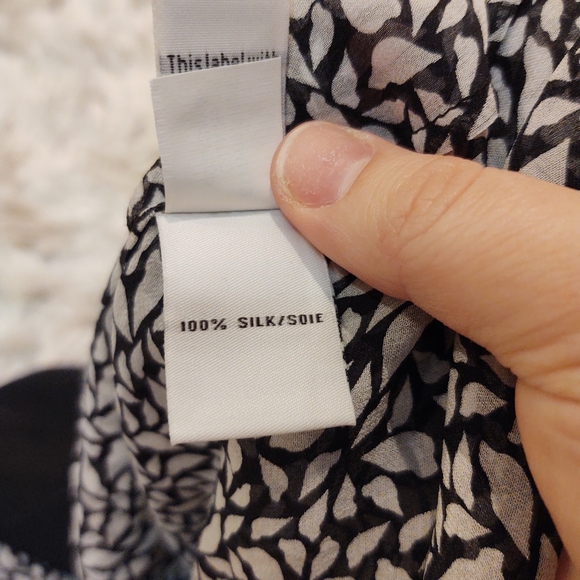 Diane Von Furstenberg DVF Printed Marcy Top Silk 0 - Picture 5 of 8